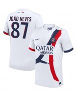 Paris Saint-Germain Joao Neves #87 Venkovní Dres 2024-25 Krátký Rukáv